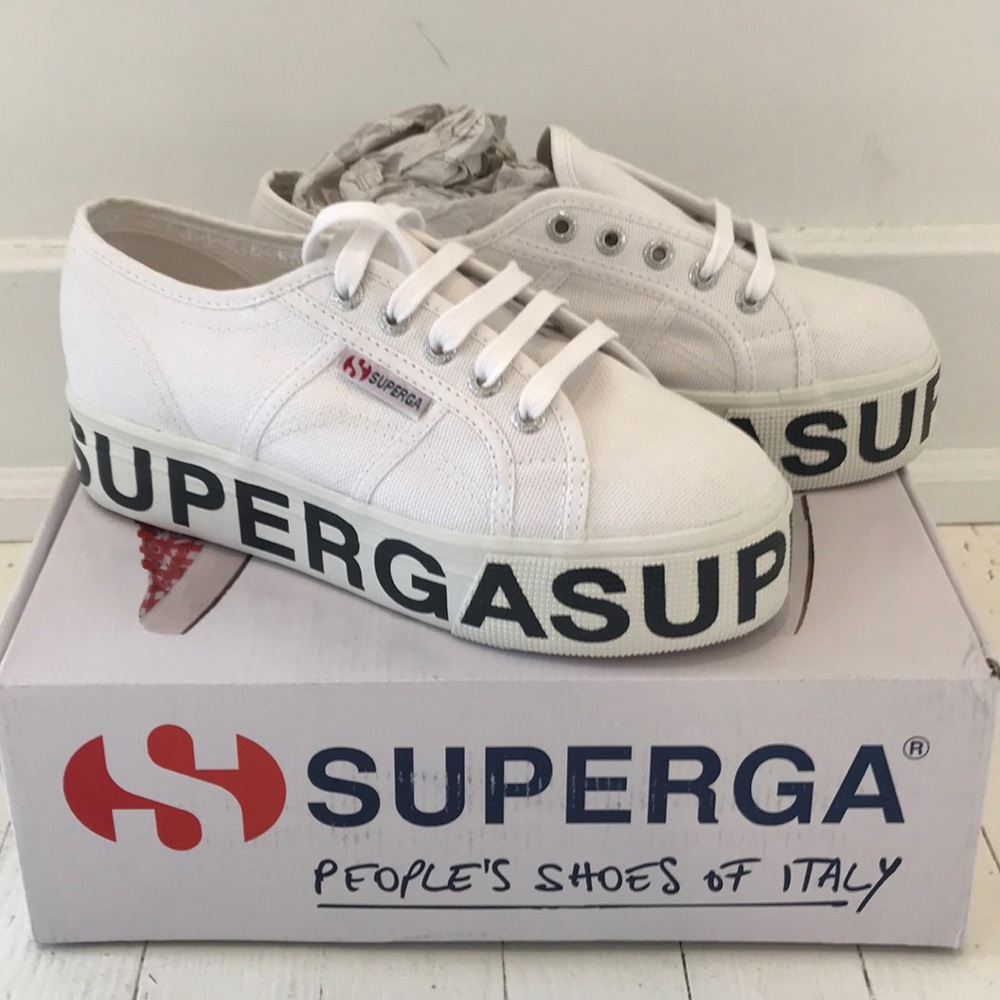 Superga 2790 COTW OUTSOLE LETTERING WHITE SIZE 37